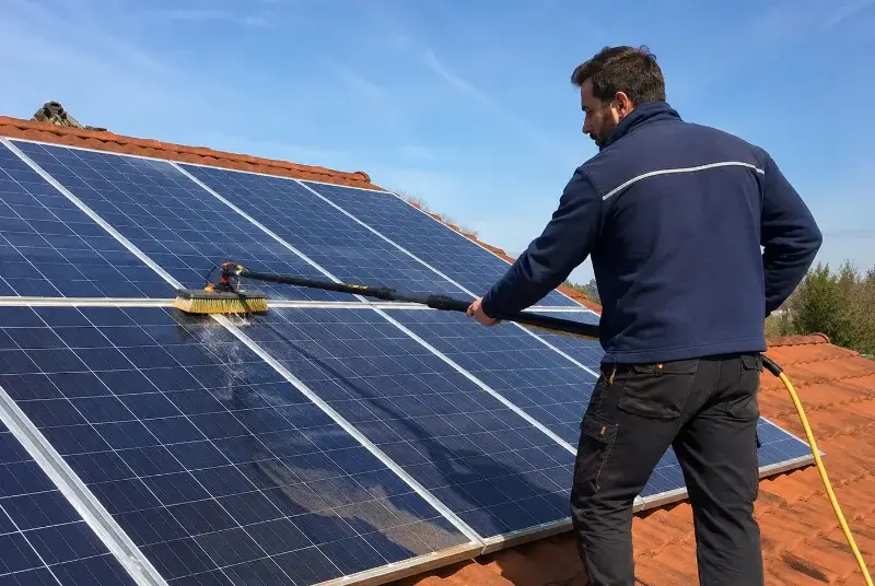 Nettoyage et entretien de panneaux solaires à Mauzac